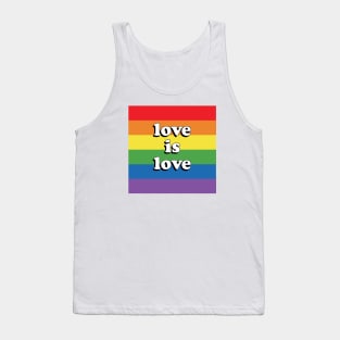 Love is Love - LGBTQ Pride Flag Tank Top